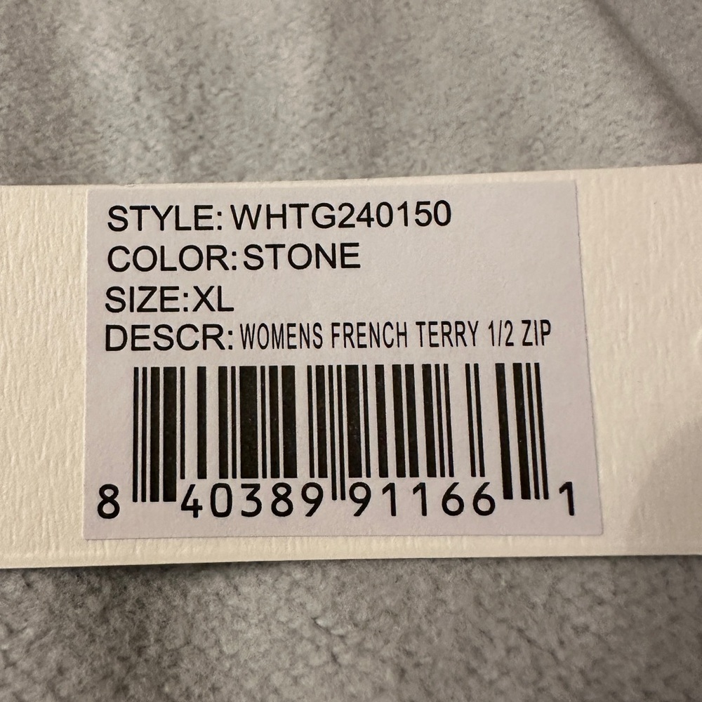 Honor The Gift French Terry Half-Zip Pullover - NWT - Size L - Picture 7 of 11